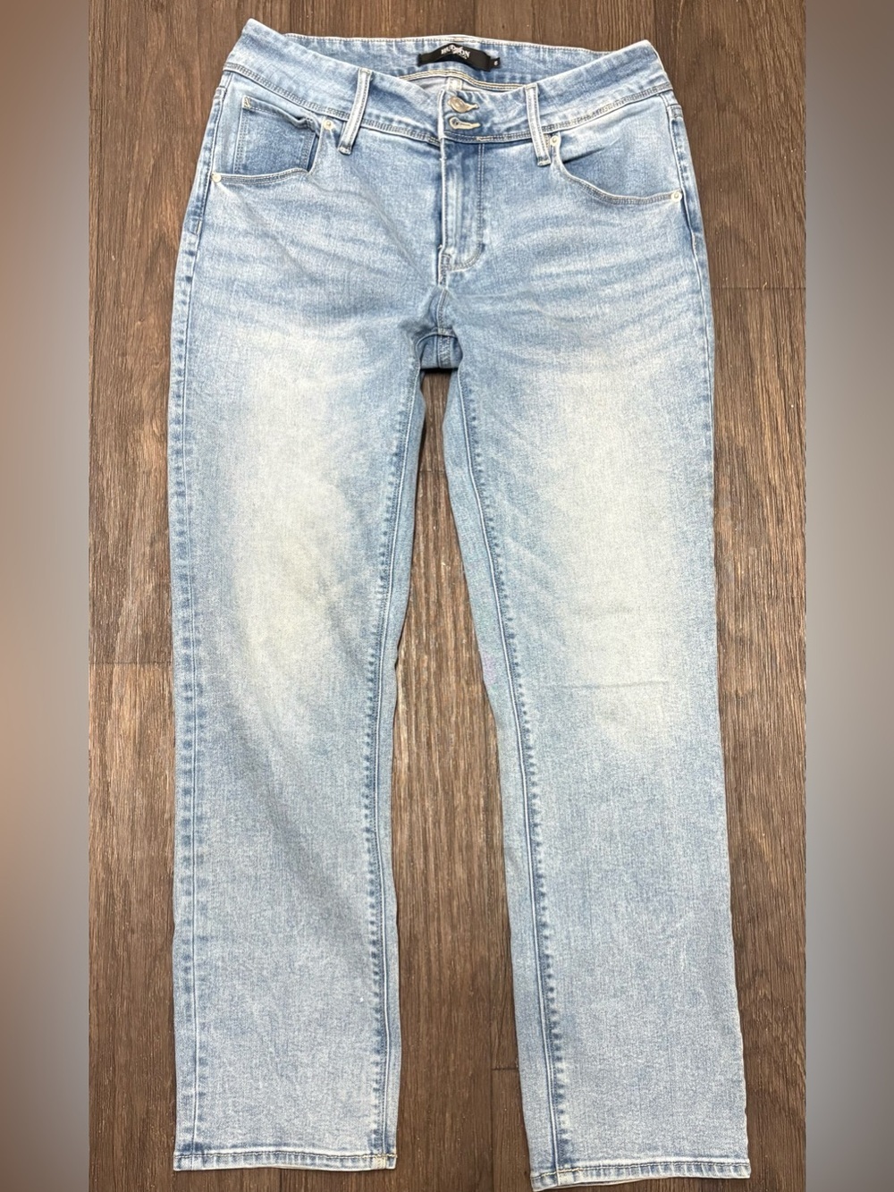 Hudson Jeans Light Wash Straight Leg Denim Jeans Size 6